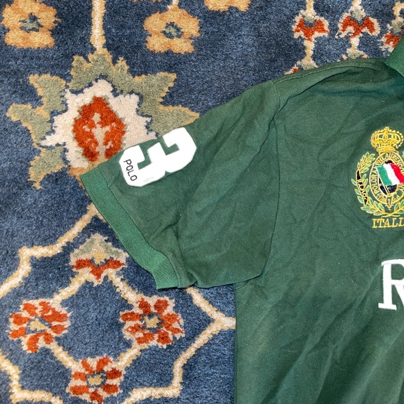Ralph Lauren polo green size double XL fits like an XL great condition no tears. - Picture 2 of 4